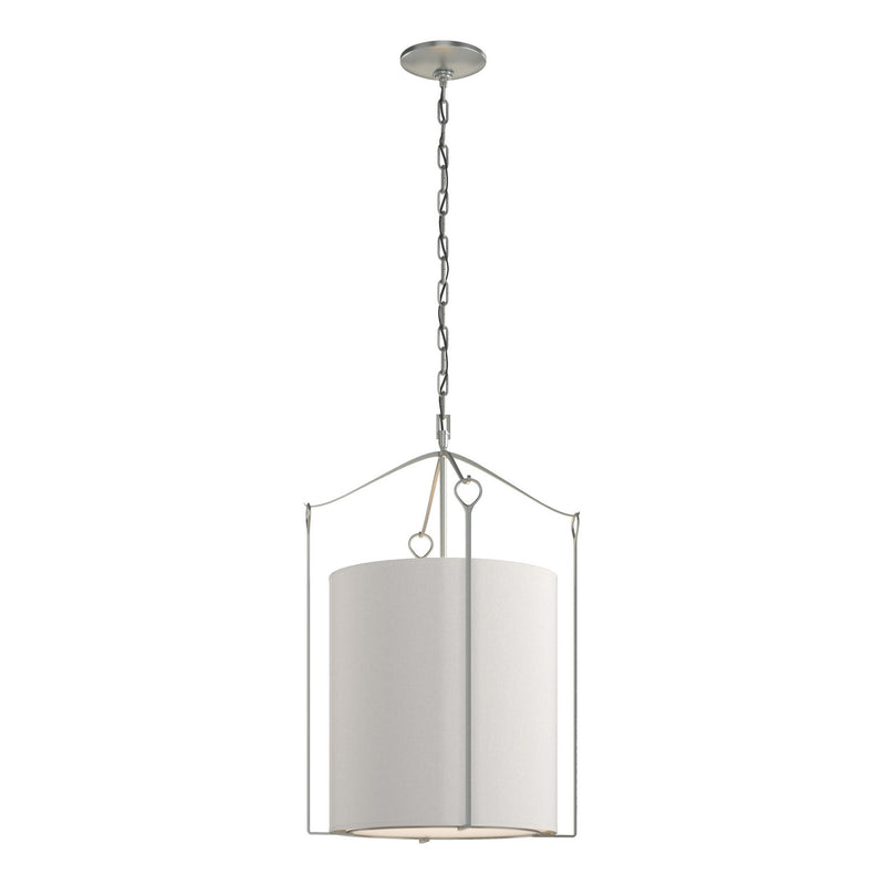 Hubbardton Forge 104260-SKT-82-SE1509 Three Light Pendant, Vintage Platinum