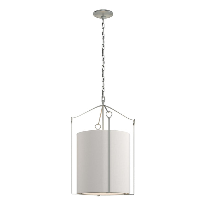 Hubbardton Forge 104260-SKT-82-SE1509 Three Light Pendant, Vintage Platinum