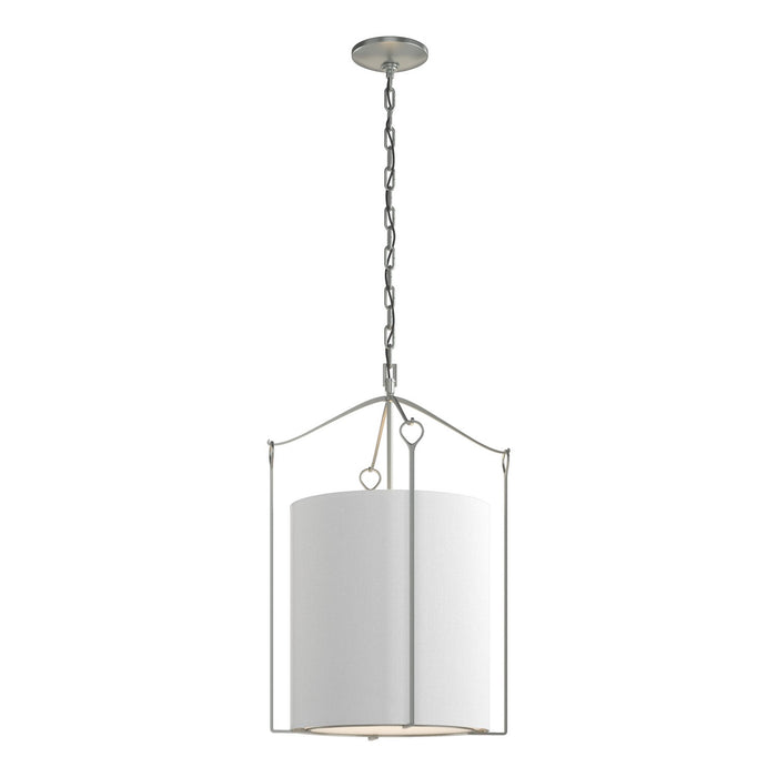 Hubbardton Forge 104260-SKT-82-SF1509 Three Light Pendant, Vintage Platinum