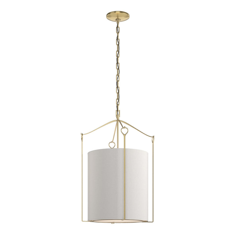 Hubbardton Forge 104260-SKT-86-SE1509 Three Light Pendant, Modern Brass