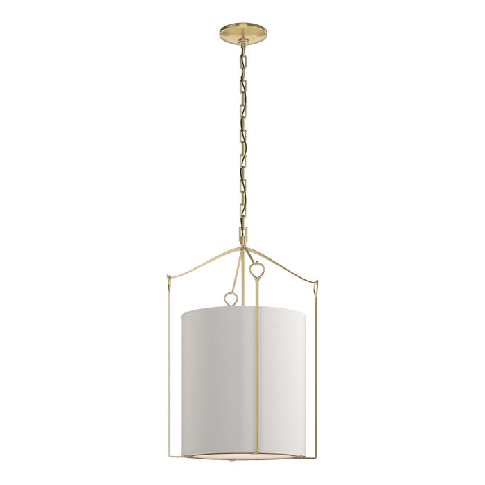 Hubbardton Forge 104260-SKT-86-SE1509 Three Light Pendant, Modern Brass