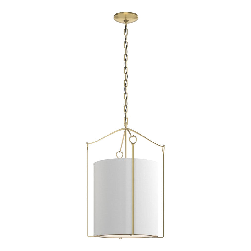 Hubbardton Forge 104260-SKT-86-SF1509 Three Light Pendant, Modern Brass