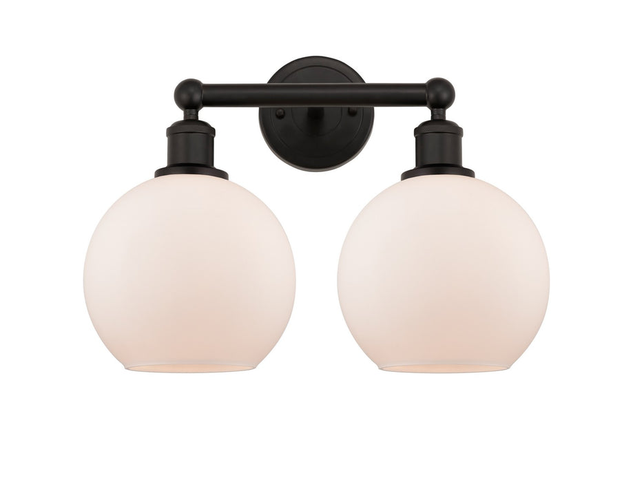 Innovations 616-2W-OB-G121-8 Two Light Bath Vanity, Oil Rubbed Bronze