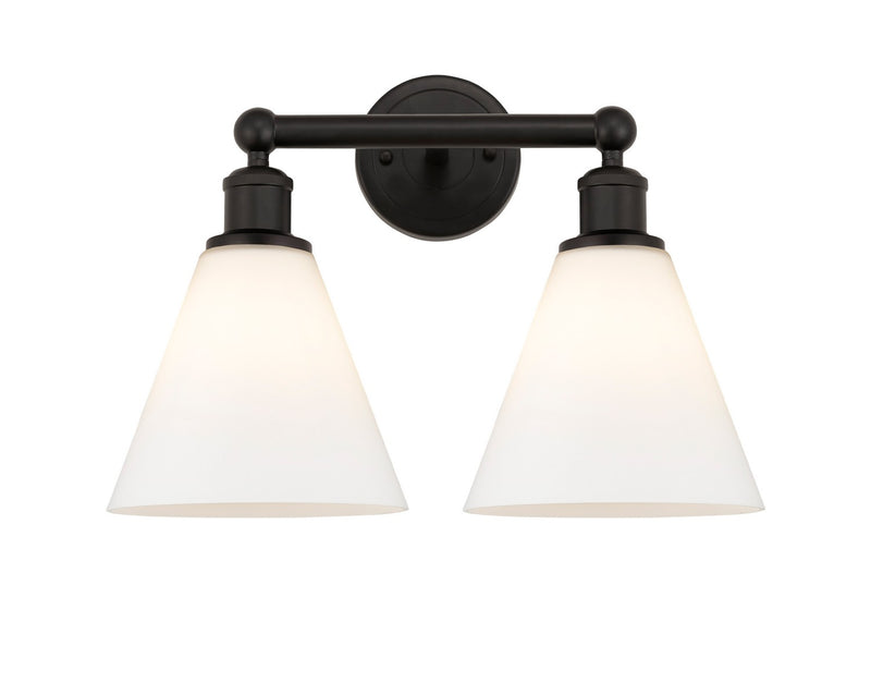 Innovations 616-2W-OB-GBC-81 Two Light Bath Vanity, Oil Rubbed Bronze