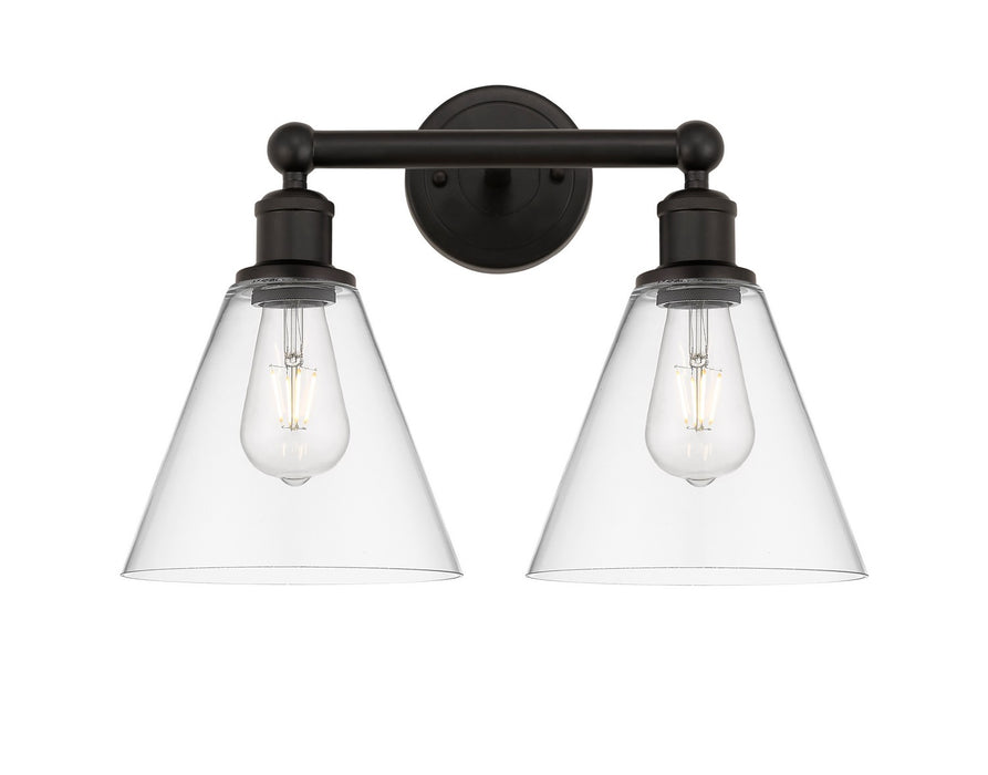 Innovations 616-2W-OB-GBC-82 Two Light Bath Vanity, Oil Rubbed Bronze