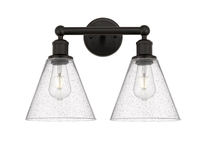 Innovations 616-2W-OB-GBC-84 Two Light Bath Vanity, Oil Rubbed Bronze