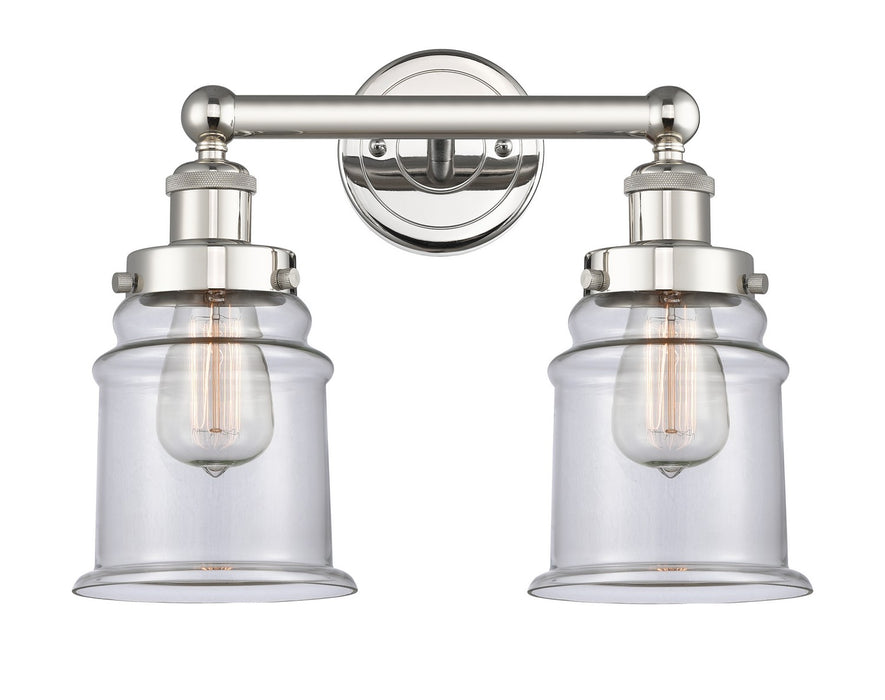 Innovations 616-2W-PN-G182 Two Light Bath Vanity, Polished Nickel
