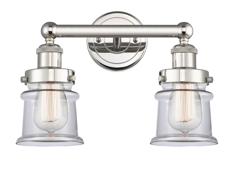 Innovations 616-2W-PN-G182S Two Light Bath Vanity, Polished Nickel