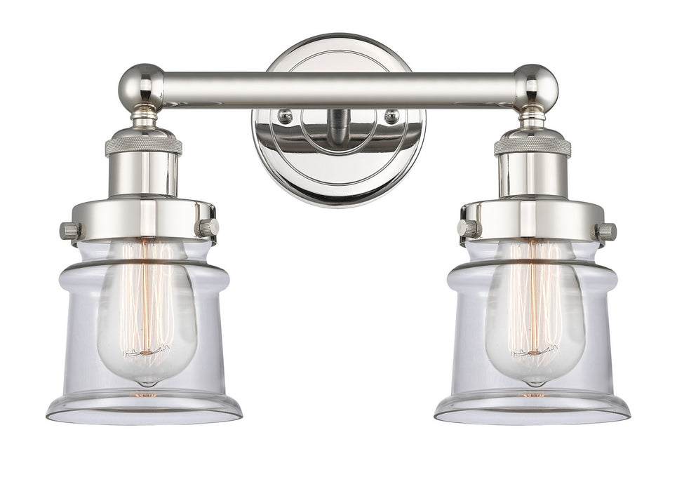 Innovations 616-2W-PN-G182S Two Light Bath Vanity, Polished Nickel