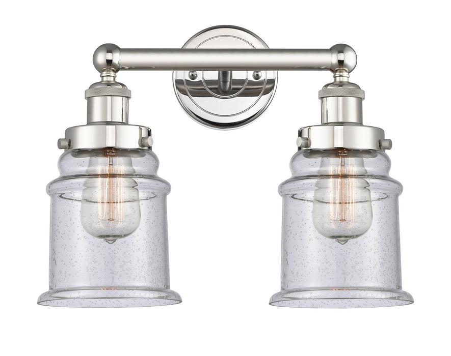 Innovations 616-2W-PN-G184 Two Light Bath Vanity, Polished Nickel