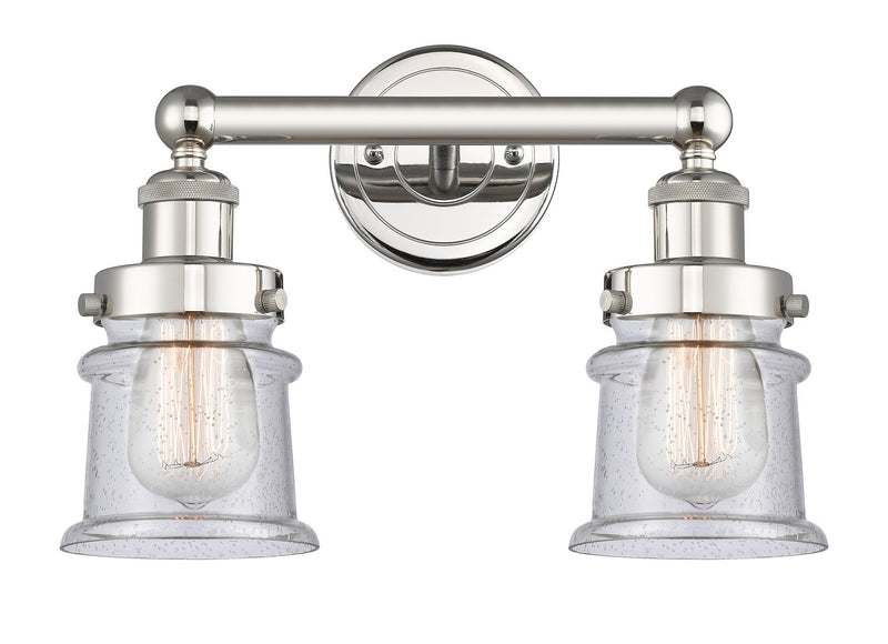 Innovations 616-2W-PN-G184S Two Light Bath Vanity, Polished Nickel