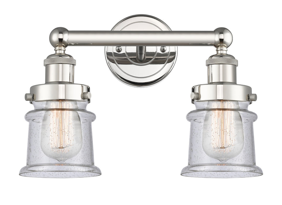 Innovations 616-2W-PN-G184S Two Light Bath Vanity, Polished Nickel
