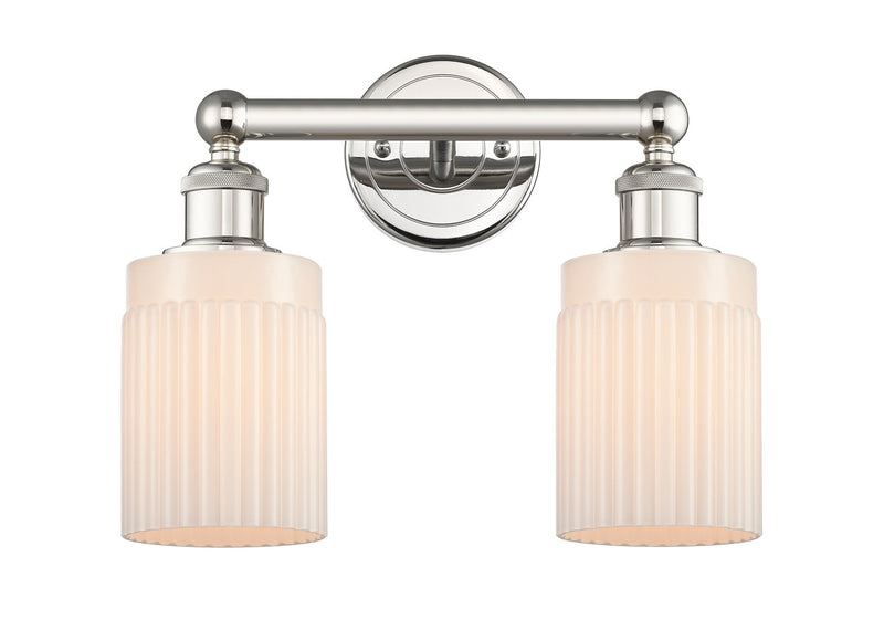 Innovations 616-2W-PN-G341 Two Light Bath Vanity, Polished Nickel