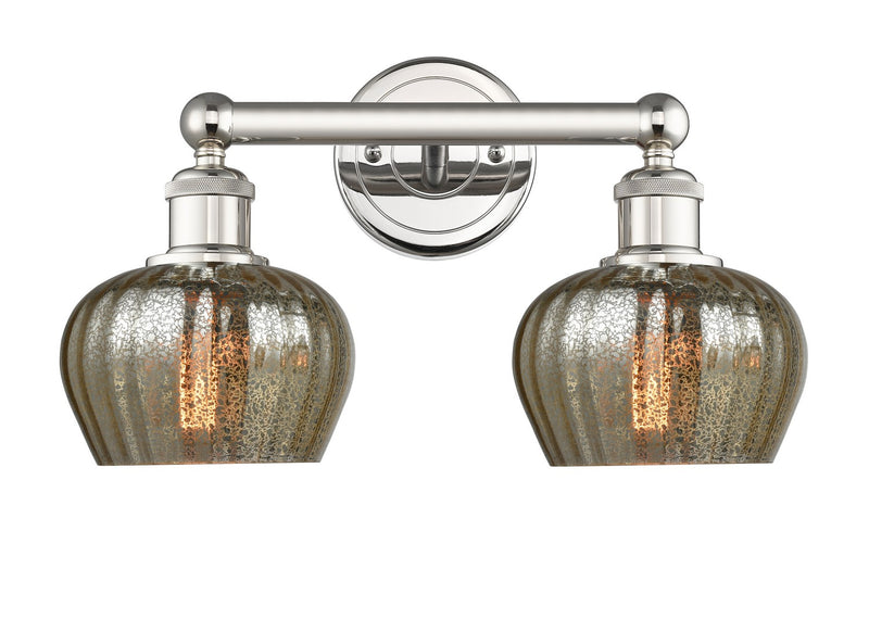 Innovations 616-2W-PN-G96 Two Light Bath Vanity, Polished Nickel