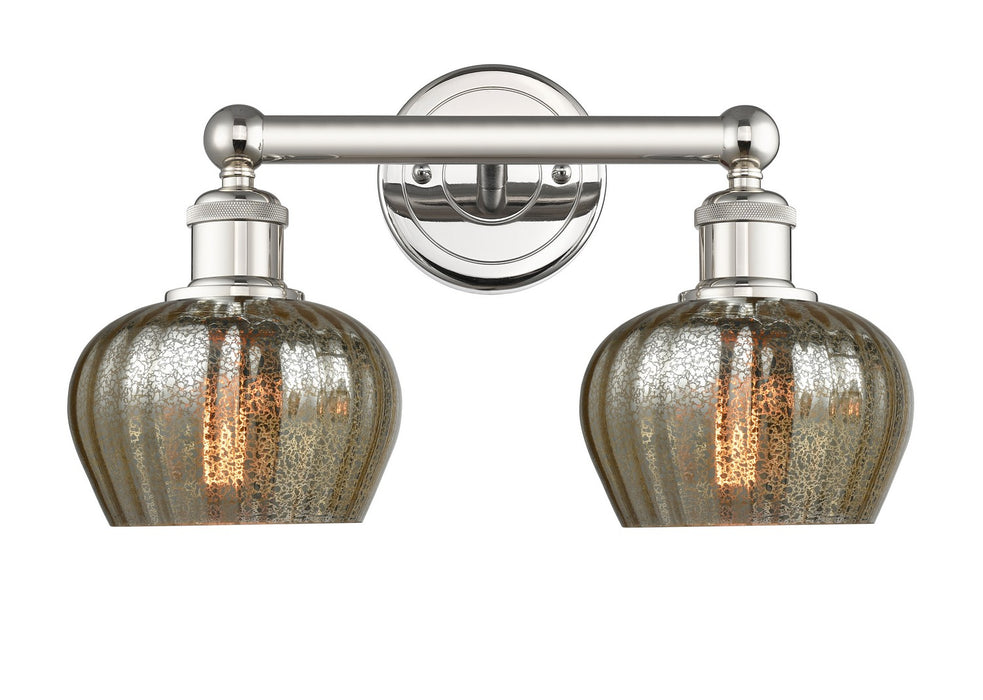 Innovations 616-2W-PN-G96 Two Light Bath Vanity, Polished Nickel
