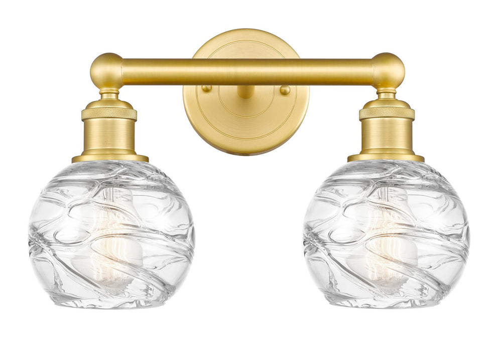 Innovations 616-2W-SG-G1213-6 Two Light Bath Vanity, Satin Gold
