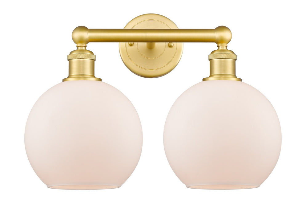 Innovations 616-2W-SG-G121-8 Two Light Bath Vanity, Satin Gold