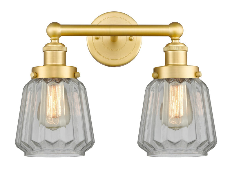 Innovations 616-2W-SG-G142 Two Light Bath Vanity, Satin Gold