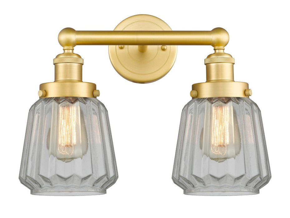 Innovations 616-2W-SG-G142 Two Light Bath Vanity, Satin Gold
