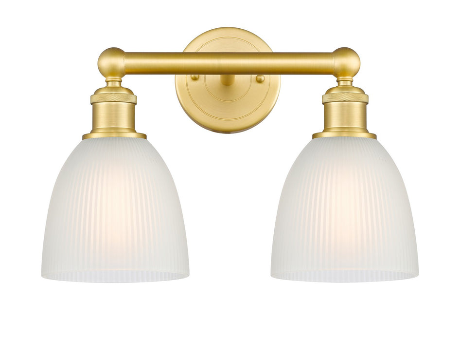 Innovations 616-2W-SG-G381 Two Light Bath Vanity, Satin Gold