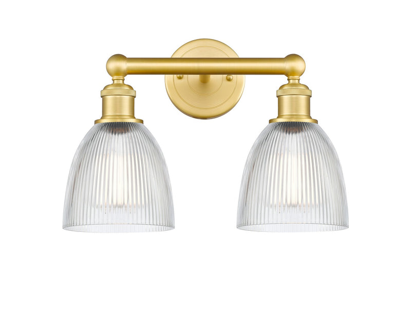 Innovations 616-2W-SG-G382 Two Light Bath Vanity, Satin Gold