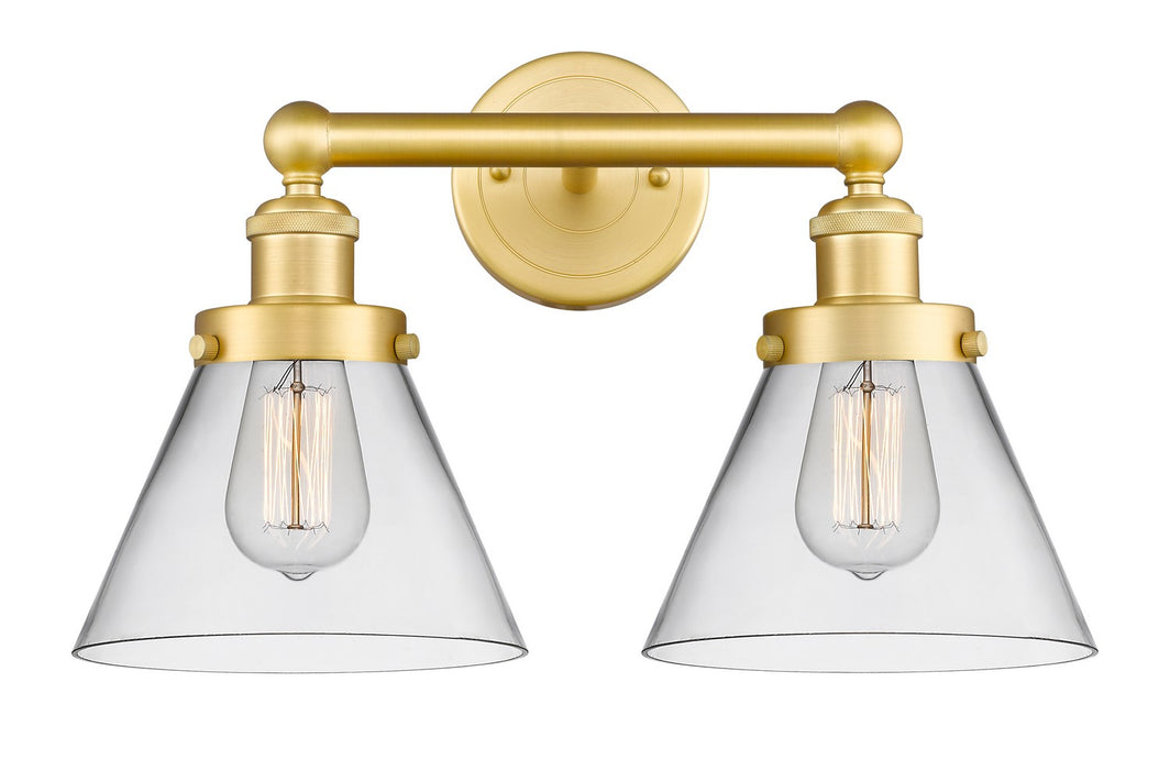 Innovations 616-2W-SG-G42 Two Light Bath Vanity, Satin Gold