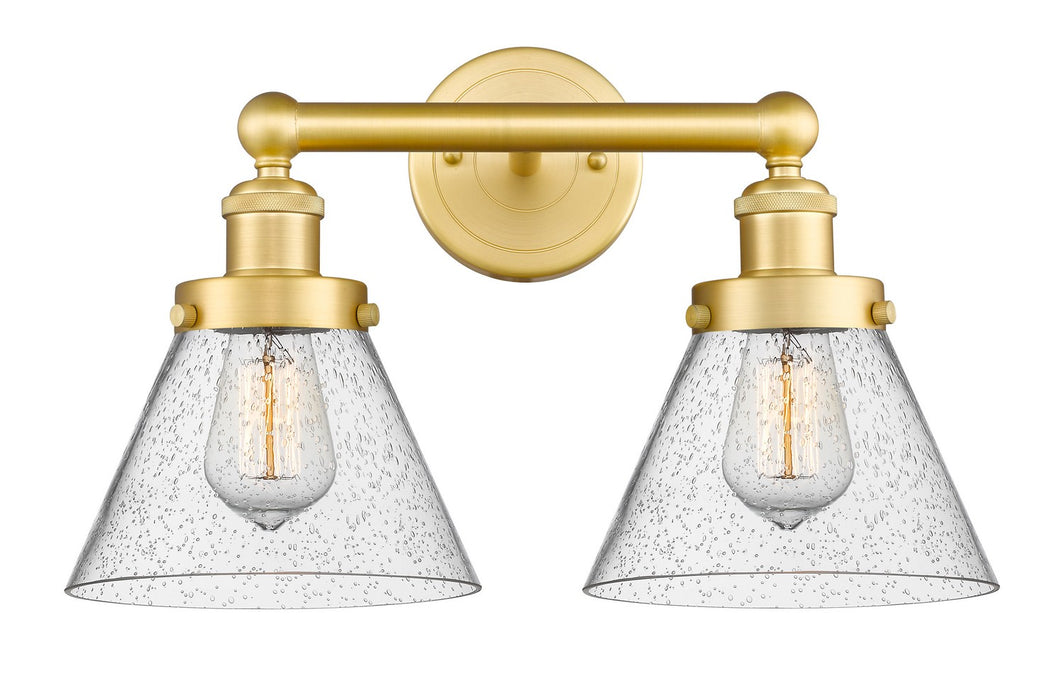 Innovations 616-2W-SG-G44 Two Light Bath Vanity, Satin Gold