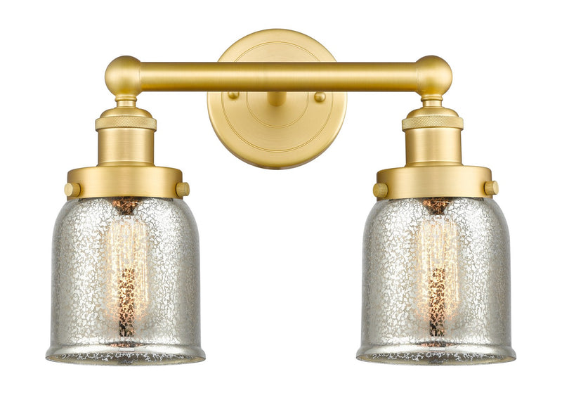 Innovations 616-2W-SG-G58 Two Light Bath Vanity, Satin Gold