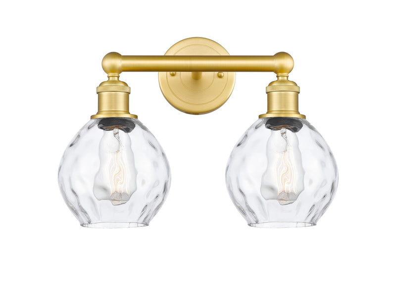 Innovations 616-2W-SG-G362 Two Light Bath Vanity, Satin Gold