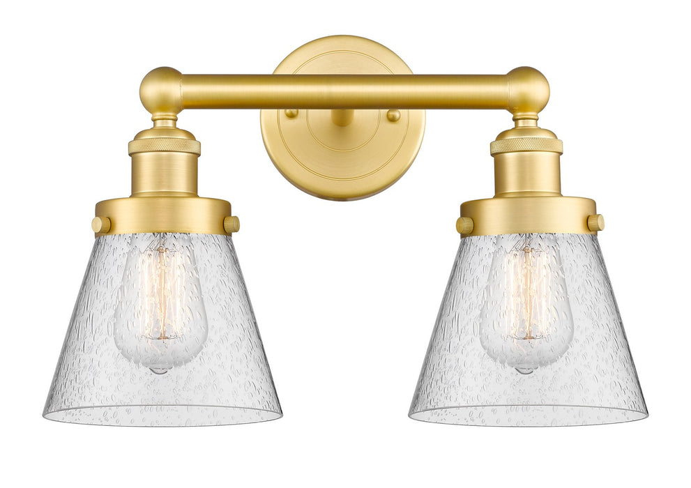 Innovations 616-2W-SG-G64 Two Light Bath Vanity, Satin Gold