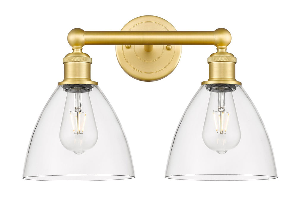 Innovations 616-2W-SG-GBD-752 Two Light Bath Vanity, Satin Gold