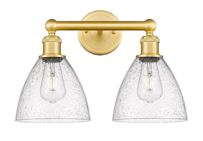 Innovations 616-2W-SG-GBD-754 Two Light Bath Vanity, Satin Gold