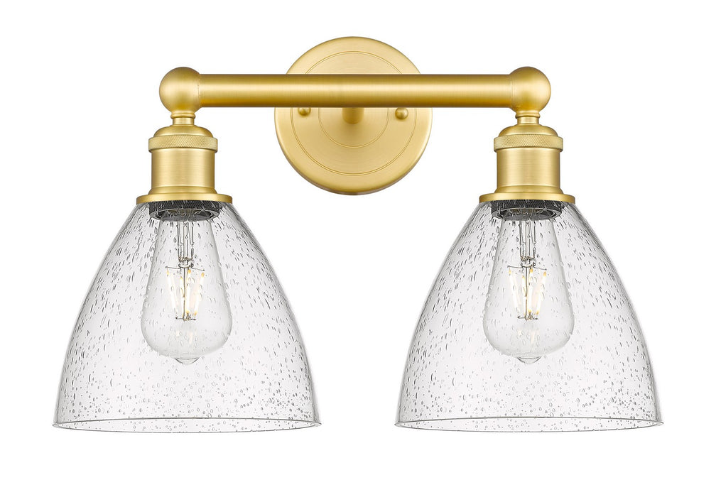 Innovations 616-2W-SG-GBD-754 Two Light Bath Vanity, Satin Gold