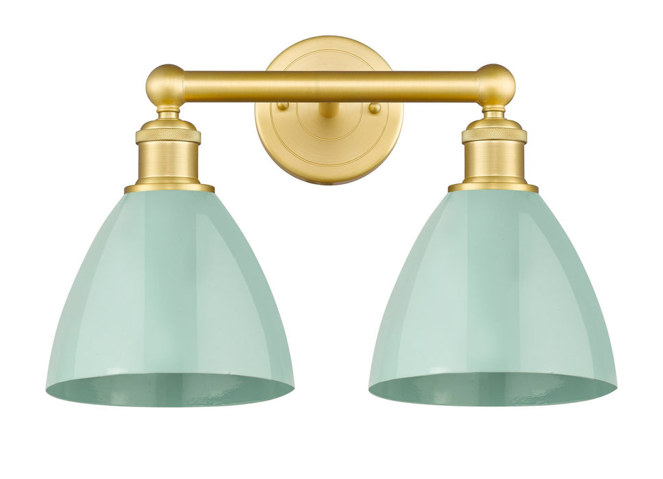 Innovations 616-2W-SG-MBD-75-SF Two Light Bath Vanity, Satin Gold