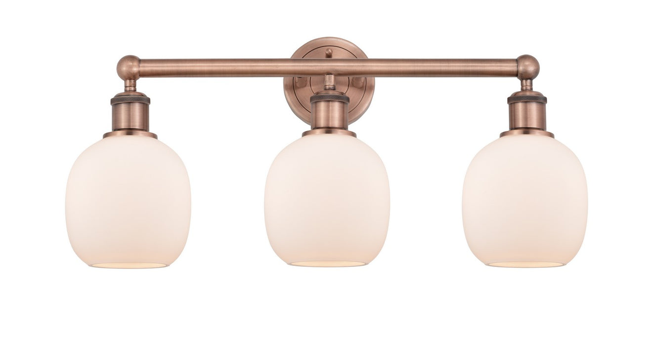 Innovations 616-3W-AC-G101 Three Light Bath Vanity, Antique Copper