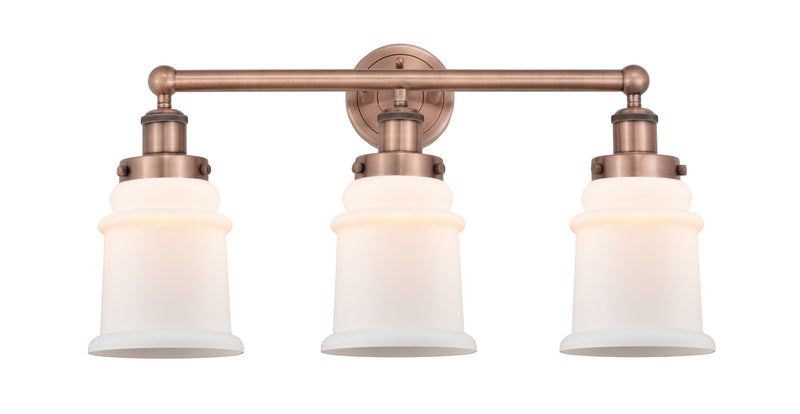Innovations 616-3W-AC-G181 Three Light Bath Vanity, Antique Copper