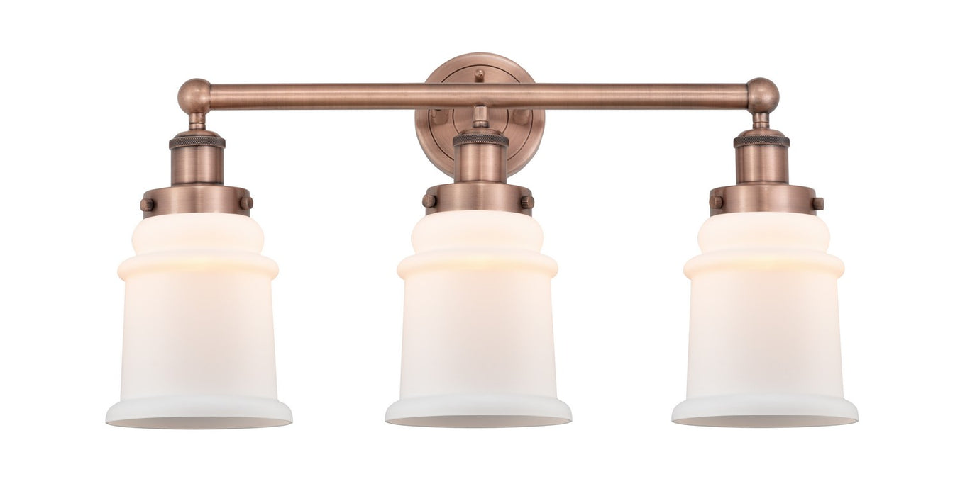 Innovations 616-3W-AC-G181 Three Light Bath Vanity, Antique Copper