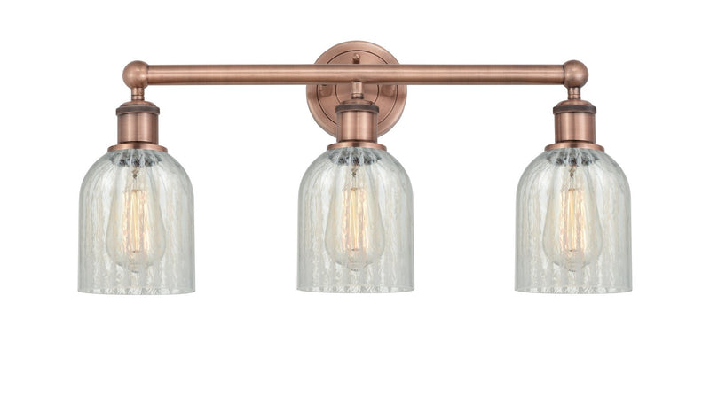 Innovations 616-3W-AC-G2511 Three Light Bath Vanity, Antique Copper