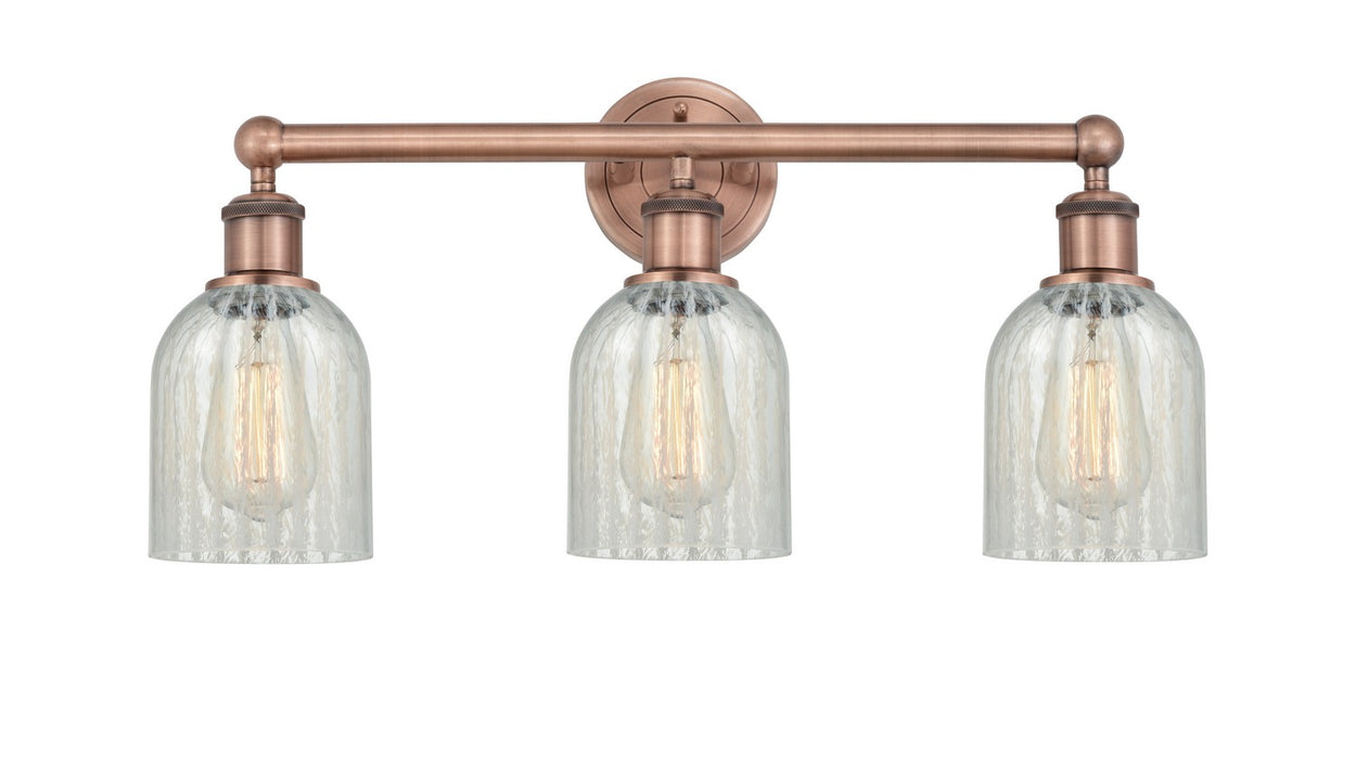 Innovations 616-3W-AC-G2511 Three Light Bath Vanity, Antique Copper