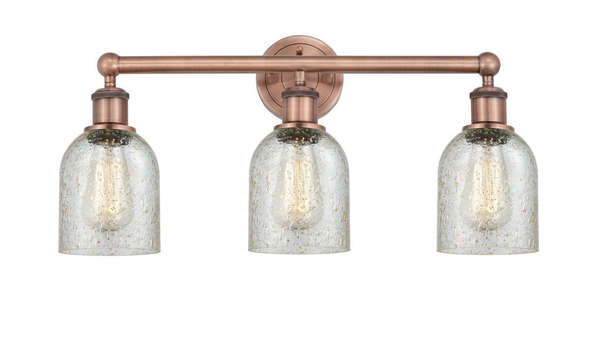 Innovations 616-3W-AC-G259 Three Light Bath Vanity, Antique Copper