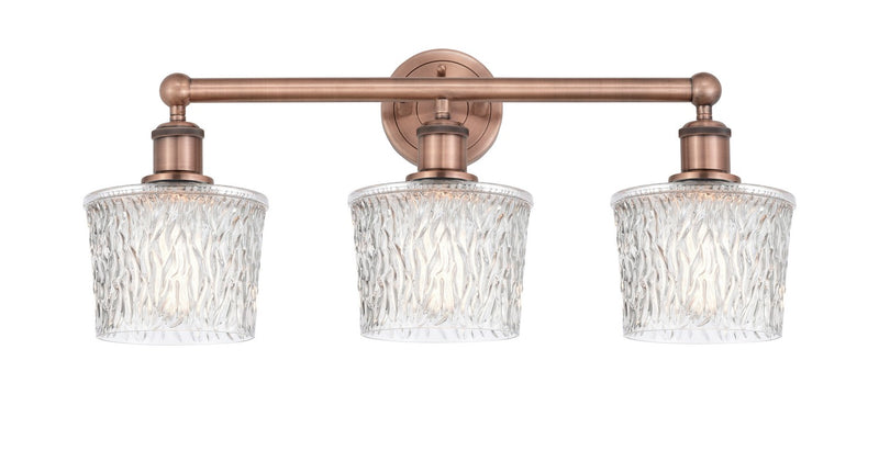 Innovations 616-3W-AC-G402 Three Light Bath Vanity, Antique Copper