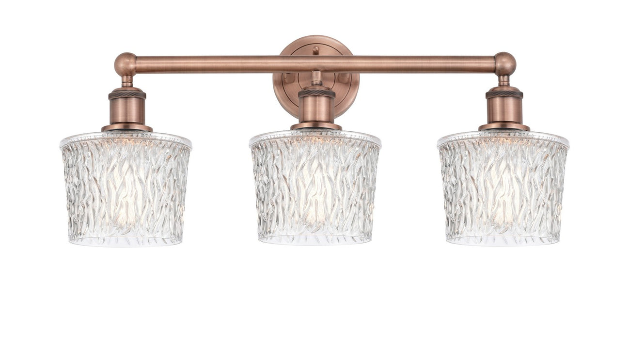 Innovations 616-3W-AC-G402 Three Light Bath Vanity, Antique Copper