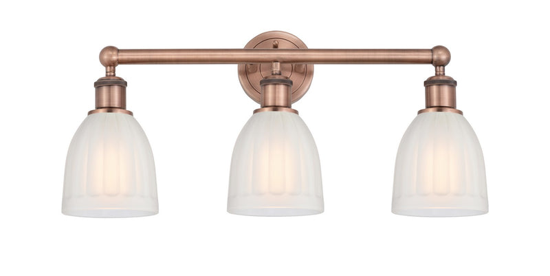 Innovations 616-3W-AC-G441 Three Light Bath Vanity, Antique Copper