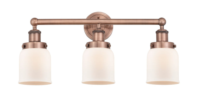 Innovations 616-3W-AC-G51 Three Light Bath Vanity, Antique Copper