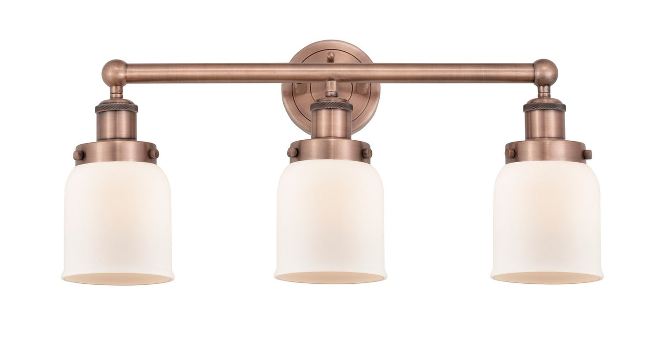 Innovations 616-3W-AC-G51 Three Light Bath Vanity, Antique Copper
