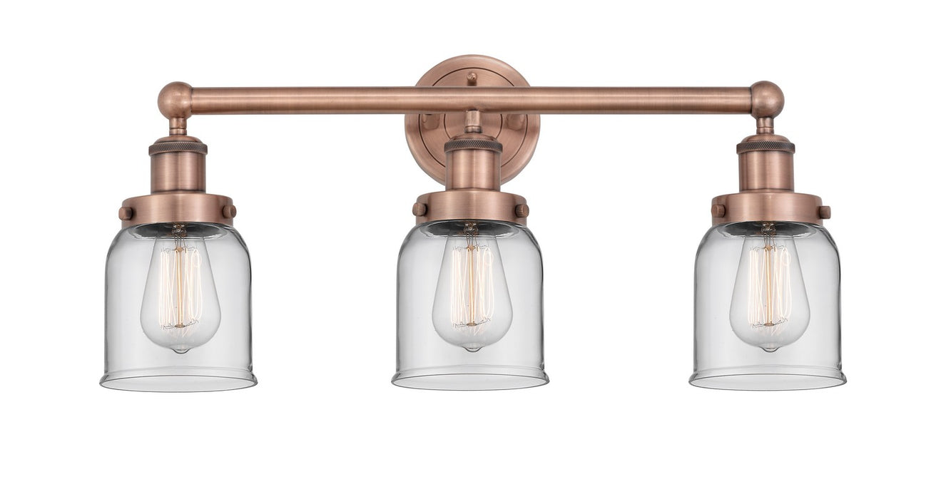 Innovations 616-3W-AC-G52 Three Light Bath Vanity, Antique Copper