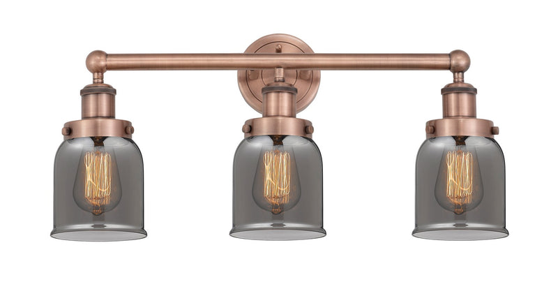 Innovations 616-3W-AC-G53 Three Light Bath Vanity, Antique Copper