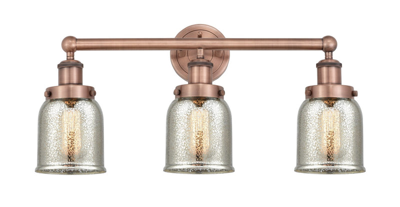 Innovations 616-3W-AC-G58 Three Light Bath Vanity, Antique Copper