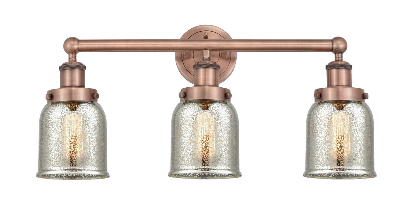 Innovations 616-3W-AC-G58 Three Light Bath Vanity, Antique Copper