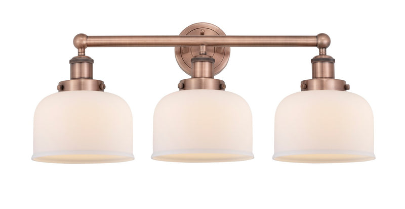 Innovations 616-3W-AC-G71 Three Light Bath Vanity, Antique Copper